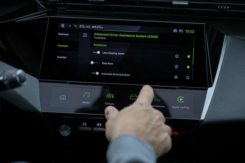 Peugeot 308 in prepoznavanje prometnih znakov