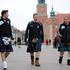 Poljska Škotska prijateljska tekma Varšava mesto cerkev kilt kilti Škoti