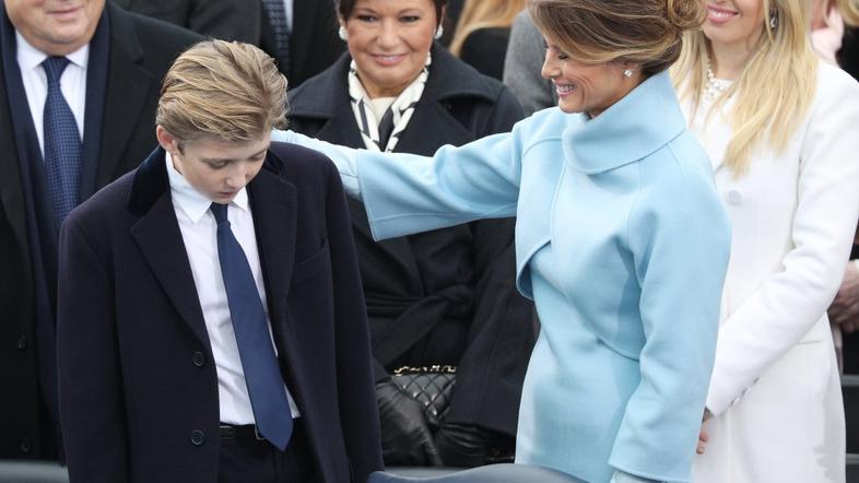 Barron Trump,Melania Trump, starša Knauss