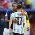 Kylian Mbappe in Lionel Messi