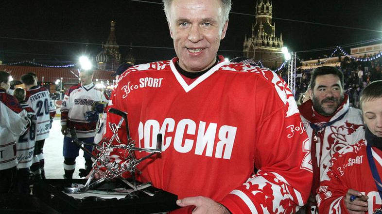 Legendarni Rus je bil nekoč med najboljšimi hokejisti na svetu. (Foto: AFP)