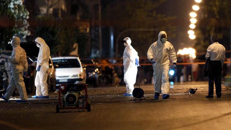 Grčija, bomba, forenziki, Atene