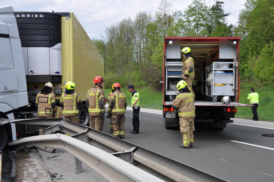 Prometna nesreča na štajerski avtocesti