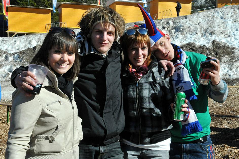 Planica 2011 - navijači
