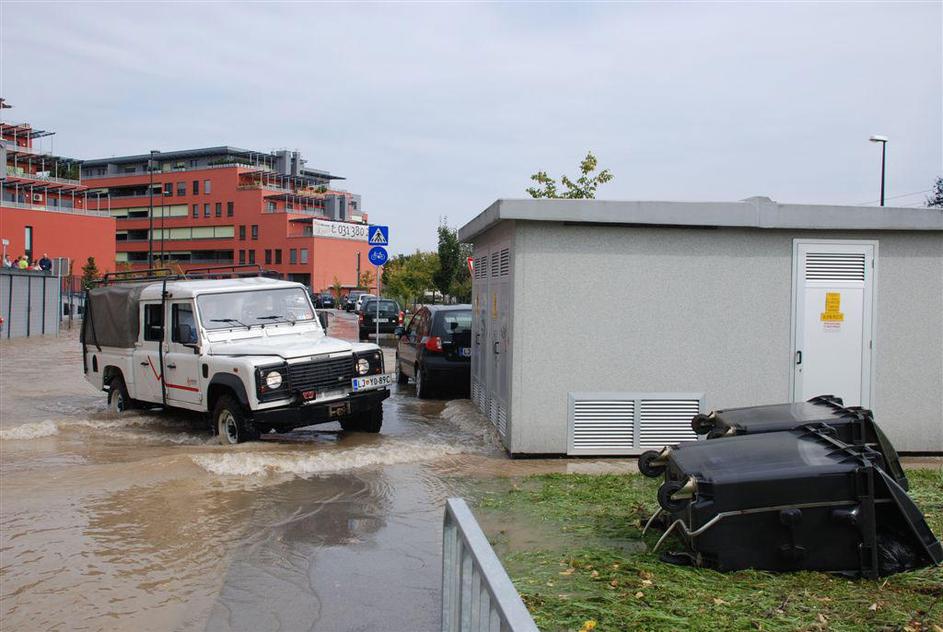 transformatorska postaja vič poplave ljubljana