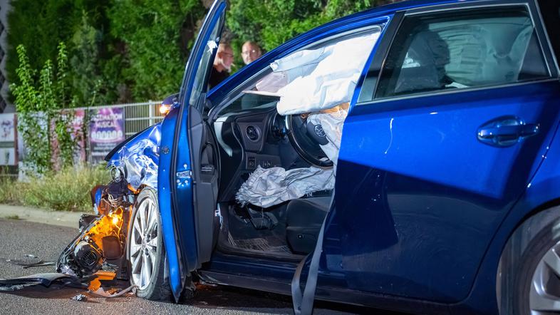 prometna nesreča čelno trčenje