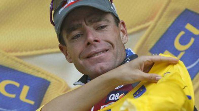 Evans je na Touru oblekel rumeno majico. FOTO: AFP