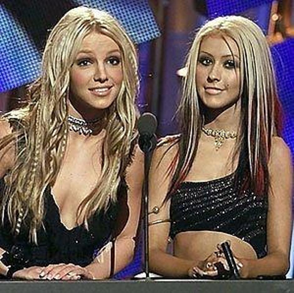 Britney Spears in Christina Aguilera