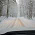 Sneg, zasnežena cesta, vreme