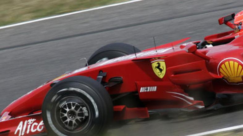 Schumacher je v Mugellu vozil z gumami iz letošnje sezone, kar je v nasprotju s 