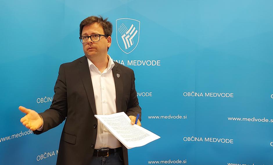 Nejc Smole, župan Občine Medvode | Avtor: M. Ha.