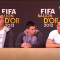 Ribery Messi Ronaldo zlata žoga  Zürich podelitev
