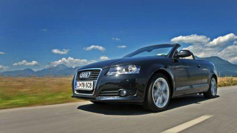 Izvedenka zgoraj brez je med A3 ponesla novo podobo prednjega dela z značilno mo