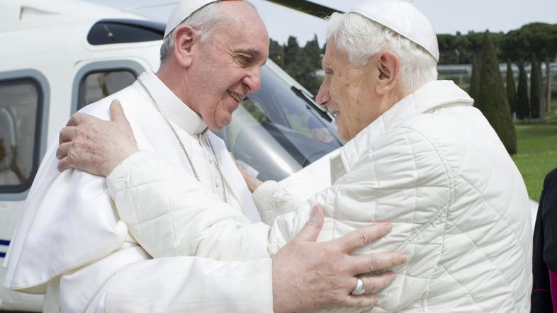 Frančišek in Benedikt XVI.