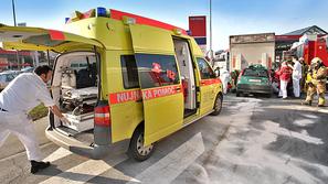 prometna nesreča celovška Ljubljana