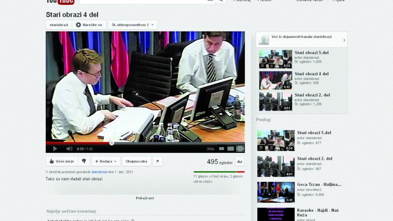 Vladna seja na Youtubeu