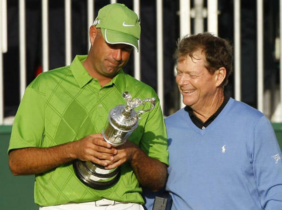 Stewart Cink in njegov rojak Tom Watson sta zaznamovala odprto prvenstvo Velike 