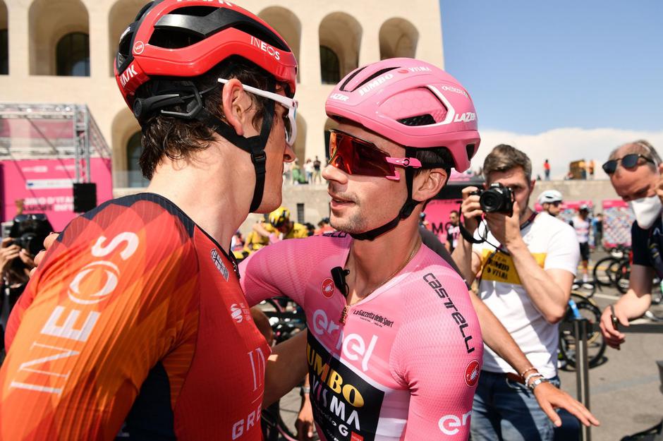 Geraint Thomas in Primož Roglič | Avtor: Profimedia