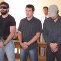 Gregor Mohar, na sredini, in Aleksander Arsenijević, desno, sta do pravnomočnost