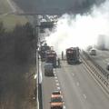 Goreče tovorno vozilo, štajerska avtocesta