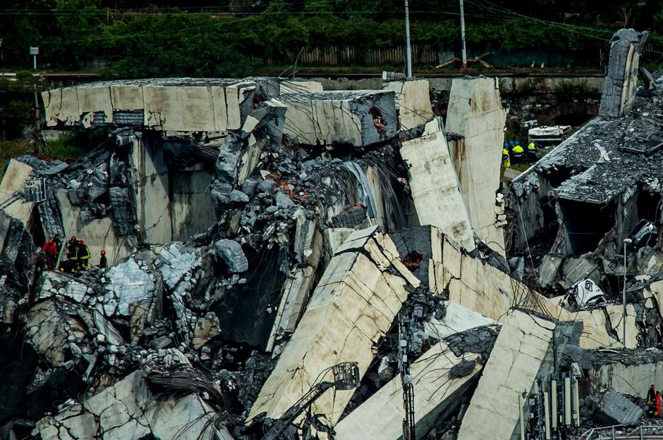Genova, zrušen viadukt | Avtor: Epa