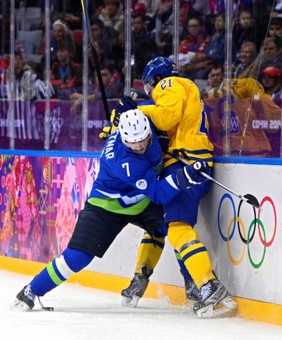 Slovenija Švedska četrtfinale Soči olimpijske igre Eriksson Pretnar | Avtor: EPA