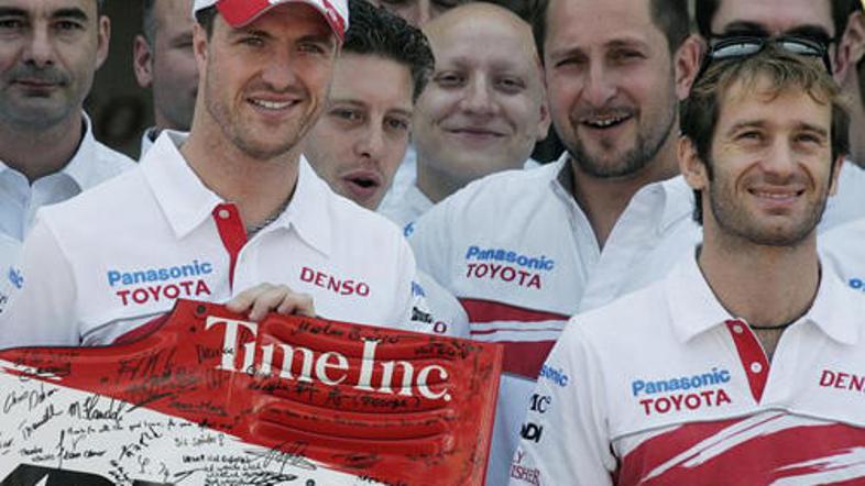 Ralf Schumacher in Jarno Trulli sta v letu 2007 vozila za moštvo Toyote.