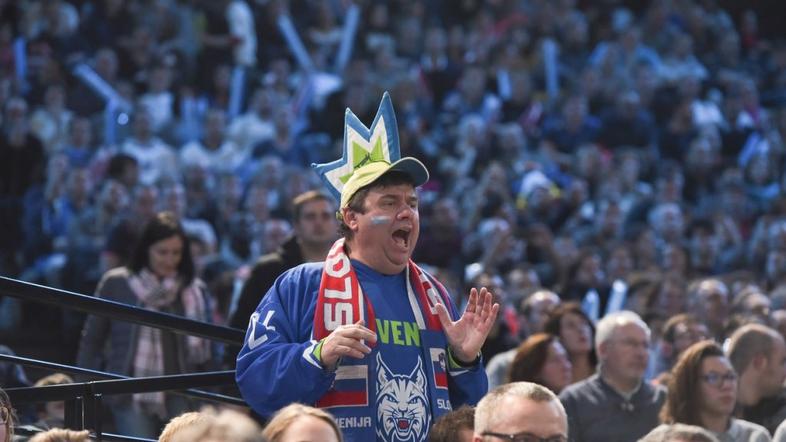 navijači Slovenija SP v rokometu 2017