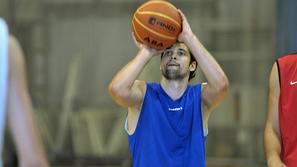 Ožbolt je bil v ponedeljek na prvem treningu zmajev. (Foto: Anže Petkovšek)