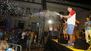 Primož Kozmus sprejem Brežica olimpijske igre 2012 London