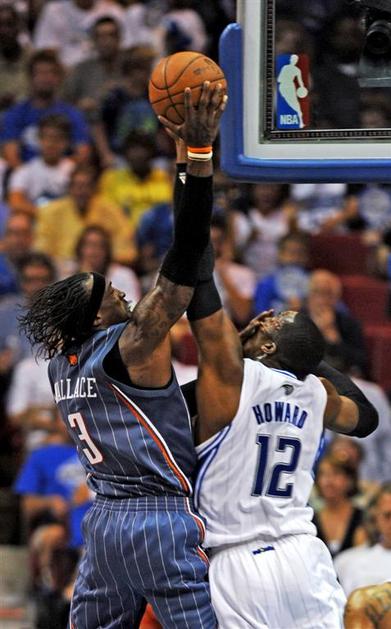 NBA končnica druga tekma Orlando Magic Charlotte Bobcats Geralnd Wallace