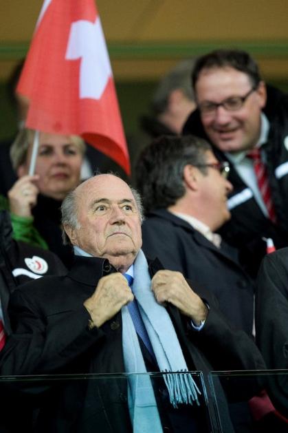 Švica Slovenija kvalifikacije za SP 2014 Bern Blatter navijači tribuna gledalci