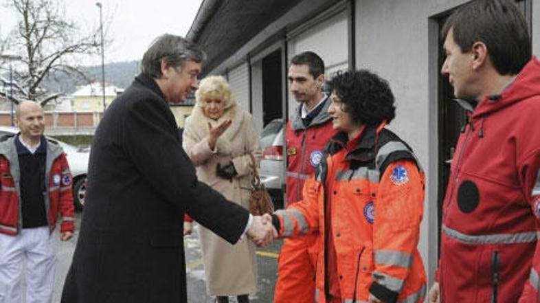 Türk je spomnil, da zlasti okoli novega leta obišče tiste, "ki delajo in imajo p