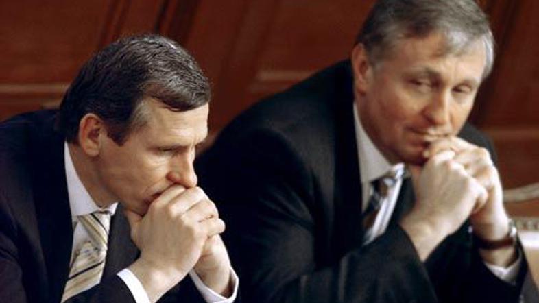 Jiri Cunek (levo) in premier Mirek Topolanek