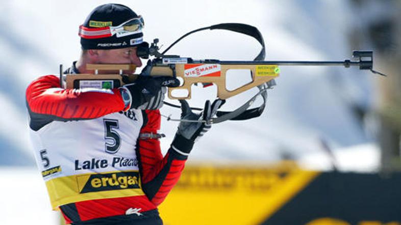 Janez Marič je poskrbel za najboljši slovenski rezultat v letošnji biatlonski se