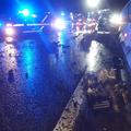 Prometna nesreča na avtocesti med Razdrtim in Senožečami, voznik je umrl