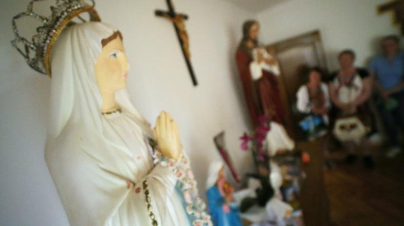 Zasvetil Marijin kip 