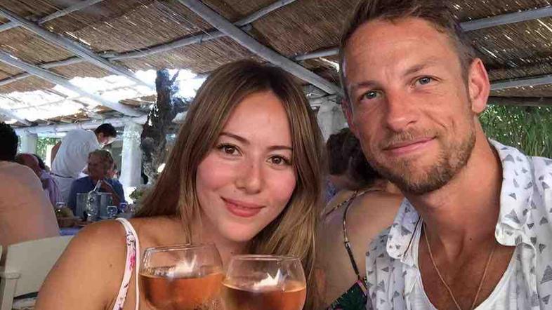 Jenson Button Jessica Michibata