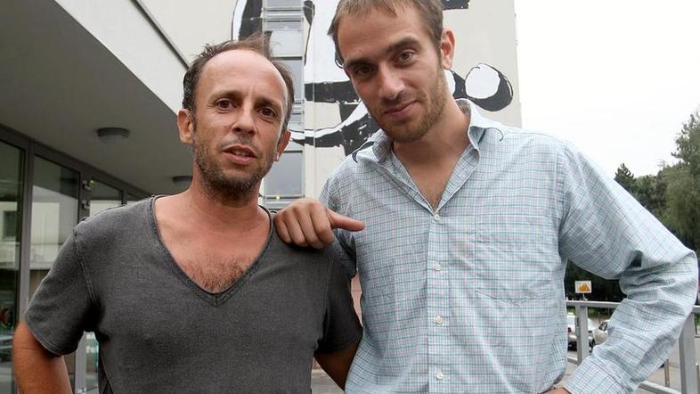 Paris Koutsikos (levo) in Alexandros Vasmoulakis (Foto: Nik Rovan)