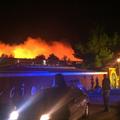 Požar v Vodicah na Hrvaškem.