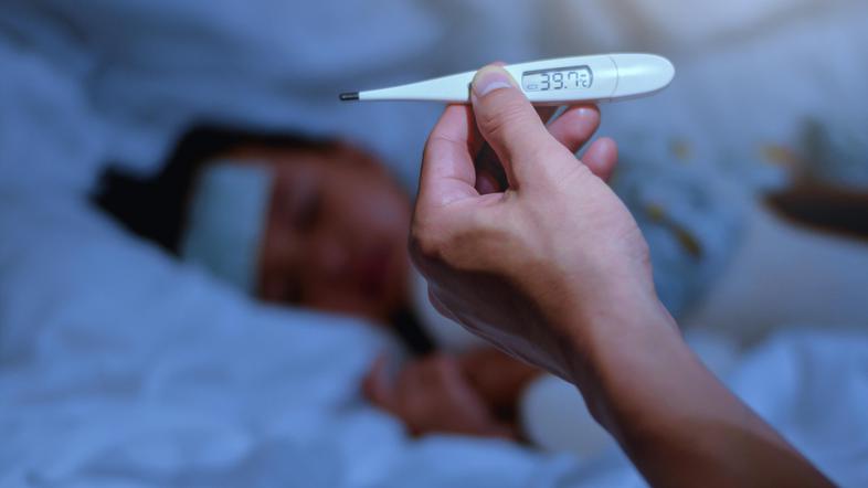 Visoka vročina pri otroku