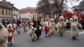 Na Ptuju se je zbralo 28 skupin oziroma 650 posameznih kurentov. (Foto: Mediaspe