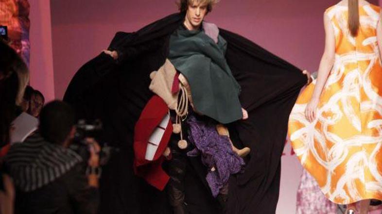 Borat se je spremenil v Bruna, ki se je pojavil na več modnih revijah v Italiji 