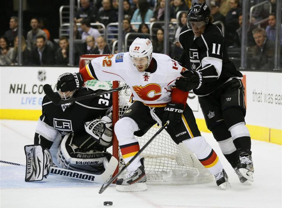 Kopitar Quick Los Angeles Kings Calgary Flames liga NHL Staples Center