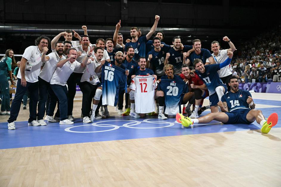 odbojka olimpijske igre finale Francija Poljska