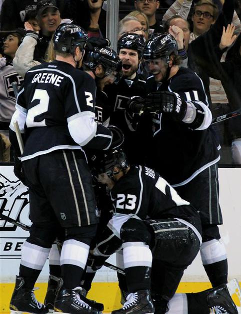 Kopitar Brown Greene St Louis Blues Los Angeles Kings NHL končnica drugi krog če