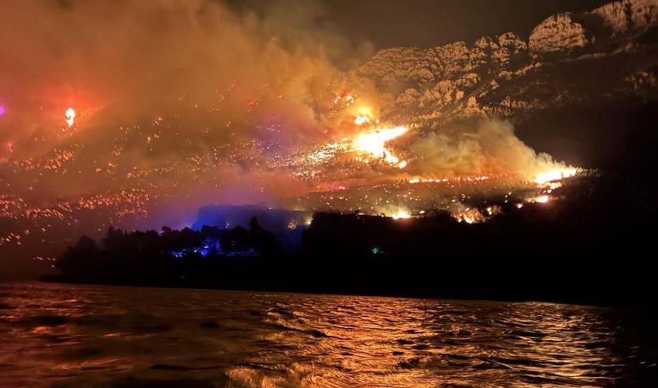Čudež: To se je sredi požara v Omišu zgodilo s hišo sodelavke Radia 1