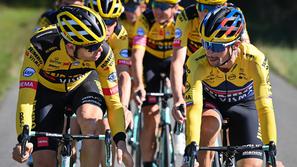 Wout Van Aert in Primož Roglič