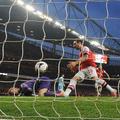 Flamini Cazorla Hart Arsenal Manchester City Premier League Anglija liga prvenst