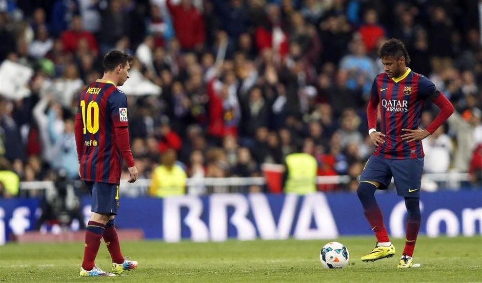 Real Madrid Barcelona Liga BBVA El Clasico Španija liga prvenstvo Messi | Avtor: EPA